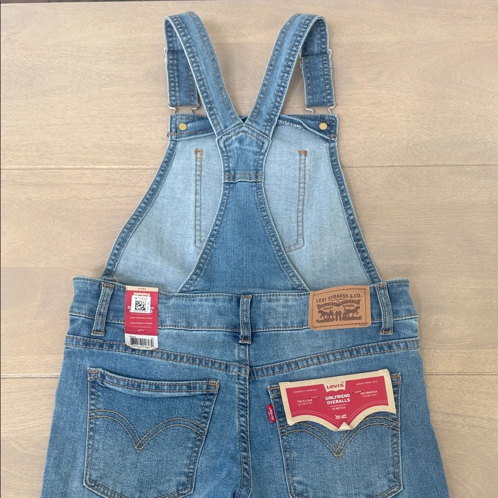 Levi's Classic Blue Denim Overalls